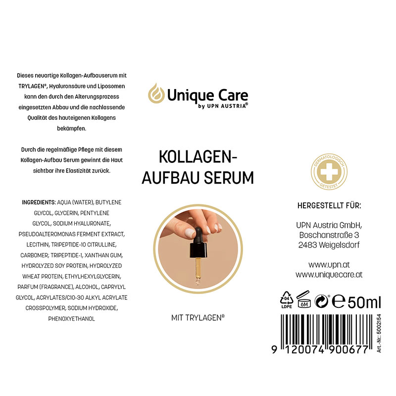 Kollagenaufbau Serum